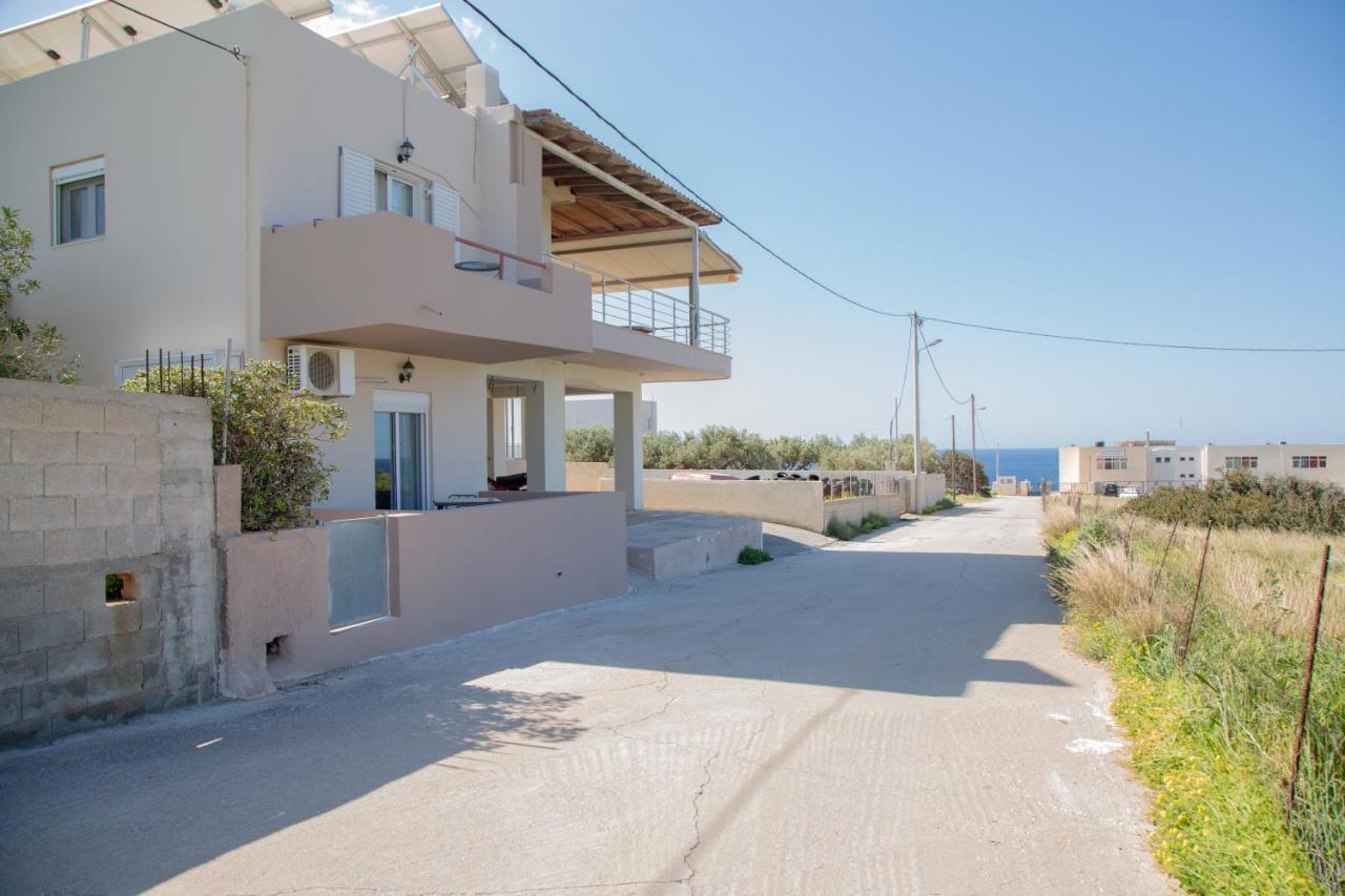 Studio Athena With Panoramic View Of Makrygialos Pilalimata Luaran gambar