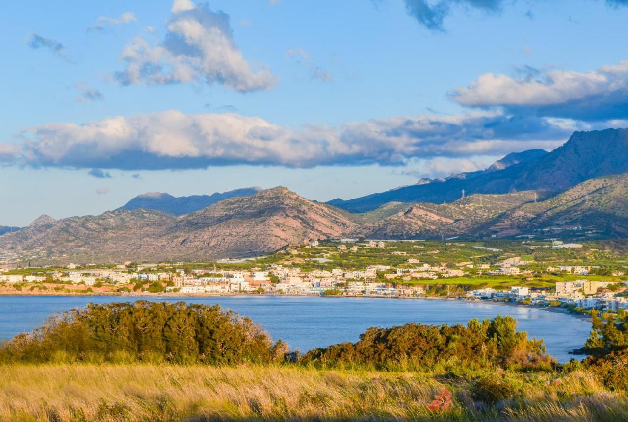 Studio Athena With Panoramic View Of Makrygialos Apartment Pilalimata Luaran gambar